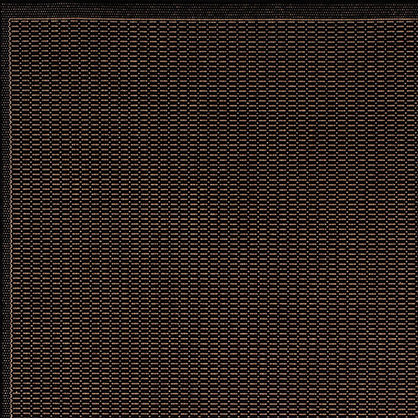 Saddle Stitch Outdoor Rug in Black - Image 2